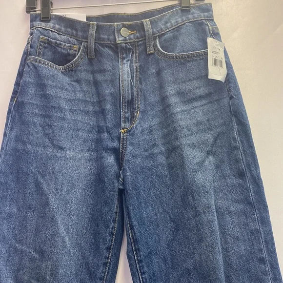 JOES JEANS Women's Blake High Rise Wide Leg Distressed Crop Jean Minerva NWT 26
